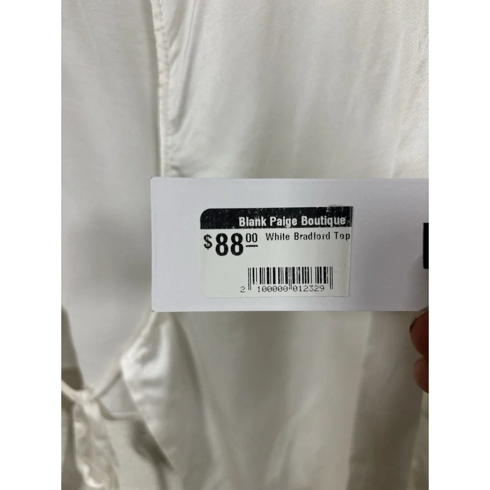 NWT ASTR The Label White Blank Paige  Boutique Women's Size Small Retail $88